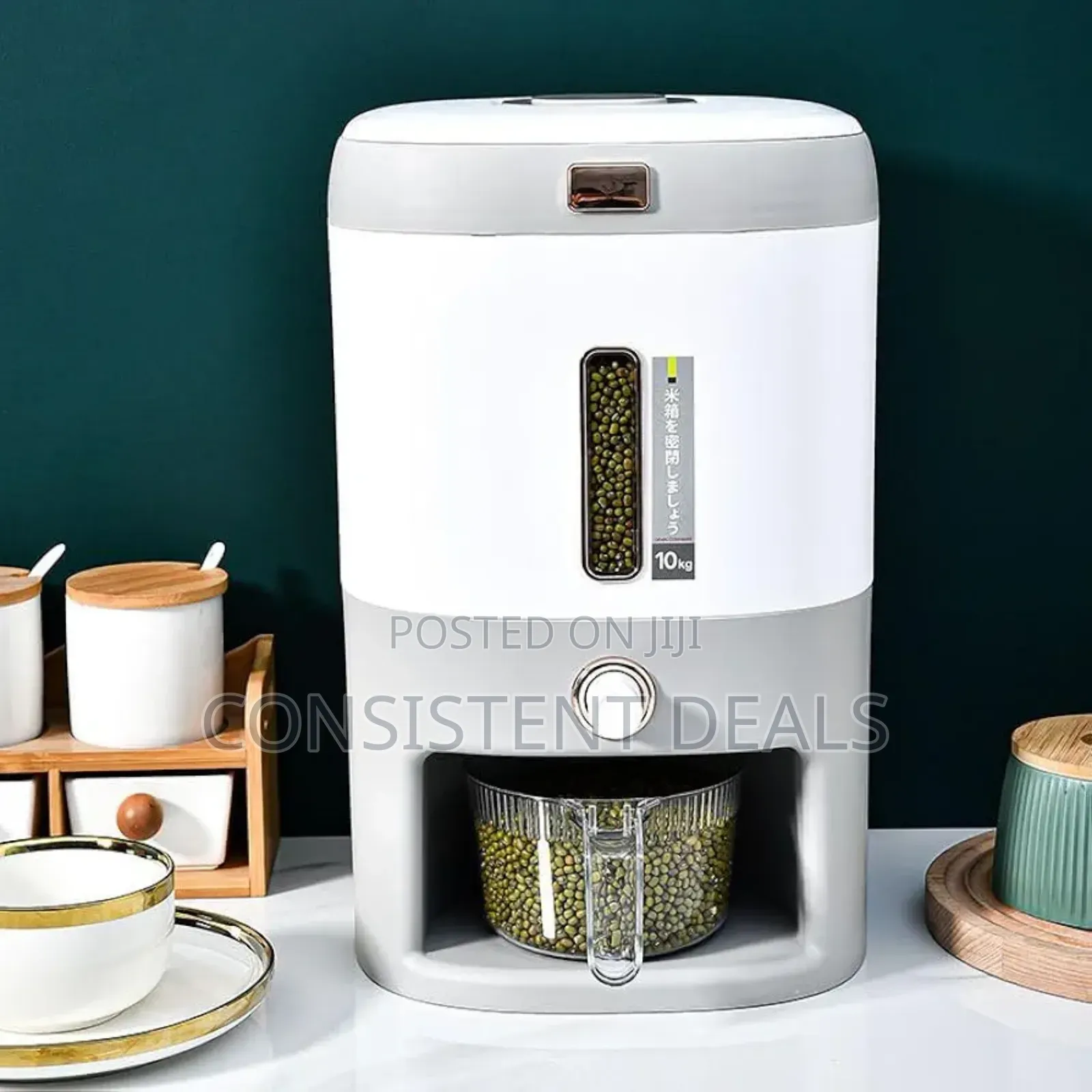 Kitchen Japanese Style Grain Storage Bucket Insect Proof