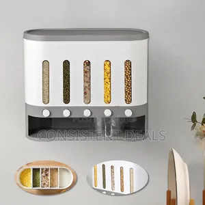 Modern Kitchen Cereal Dispenser Wall Mounted Cereal Dispenser