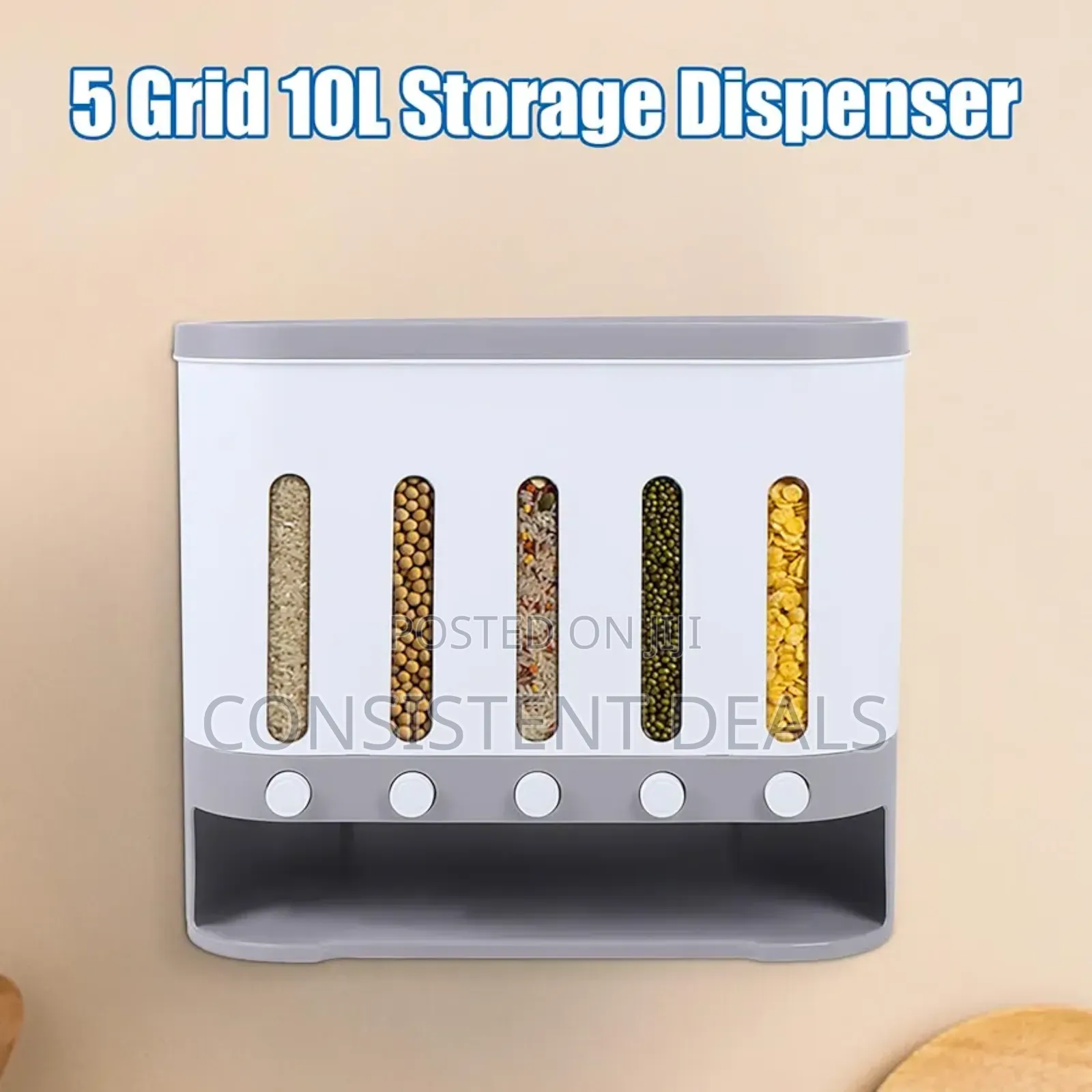 Modern Kitchen Cereal Dispenser Wall Mounted Cereal Dispenser