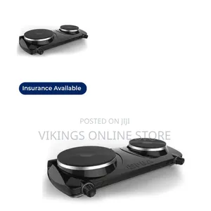 Portable Electric Stove Double Burner 2500w Hot Plate Coil(Black)