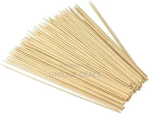 Bamboo Skewer Stick Wooden for Oven Grilling - 100 Sticks