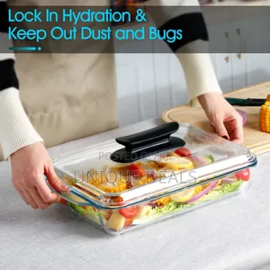 3pcs Glass Casserole Dishes With Glass Lid