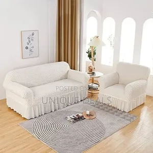 3+1 Stretch Sofa Slipcover, Soft Couch Cover With Skirt Easy Fitted