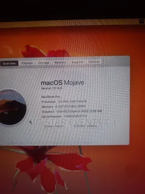 Laptop Apple MacBook 2012 4GB Intel Core i5 HDD+SSD 256GB