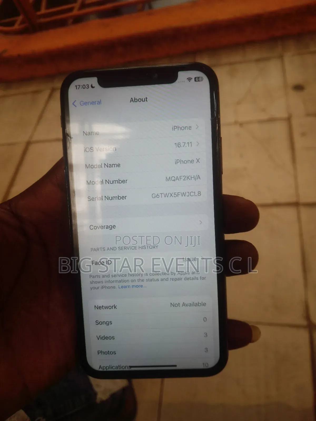 Apple iPhone X 256 GB Black