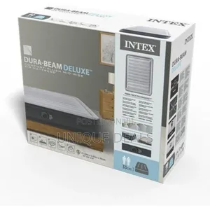 King-Sized Inflatable Fiber-Tech Premium Plush Comfort Air Mattress