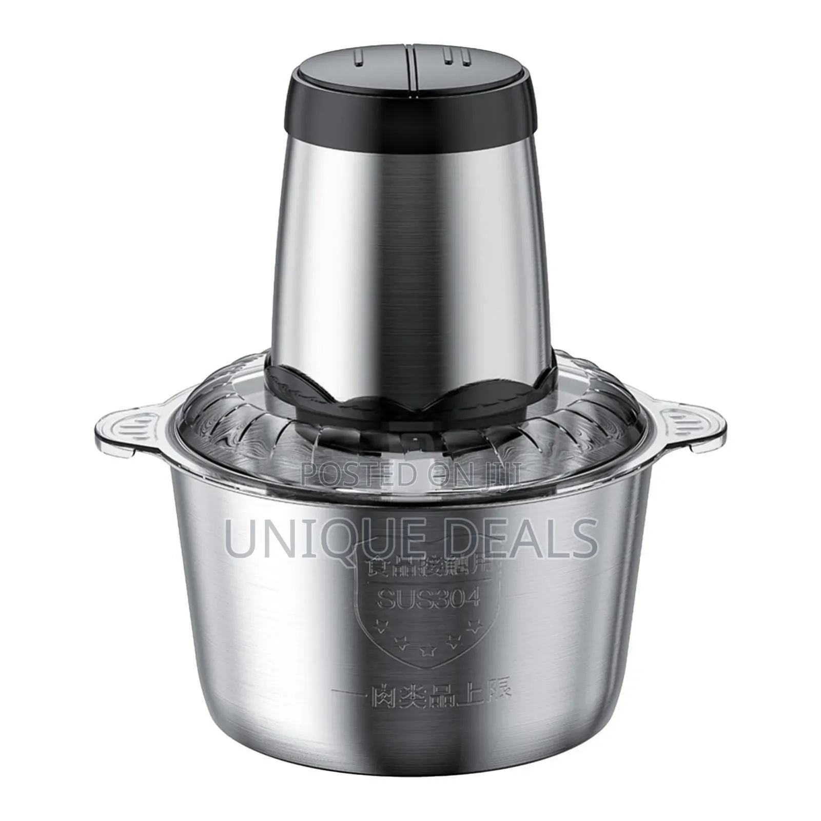 Electric Food Chopper - Large Food Processor, Detachable Chopper