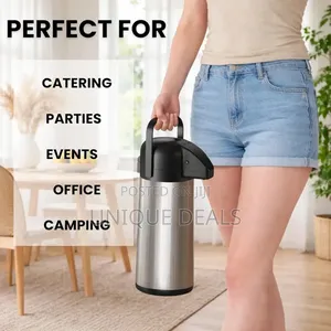 Hot Water Dispenser 5 Litre Thermal Pump Action Flask
