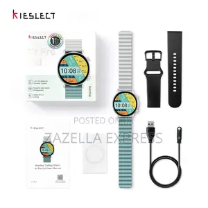 Kieslect Kr Pro LTD Calling Smartwatch With Dual Strap Silver