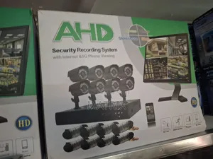 Ahd 8-Channel Home Recording CCTV Security System With Internet and 5g