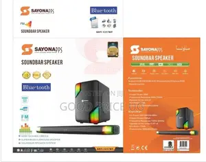 Sayona SHT-1317bt 2.1 Channel Soundbar Speaker System.