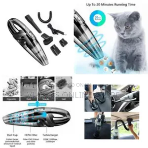 Cordless Handheld Vacuum Cleaner With Led Light, Cord-Free Car Hand