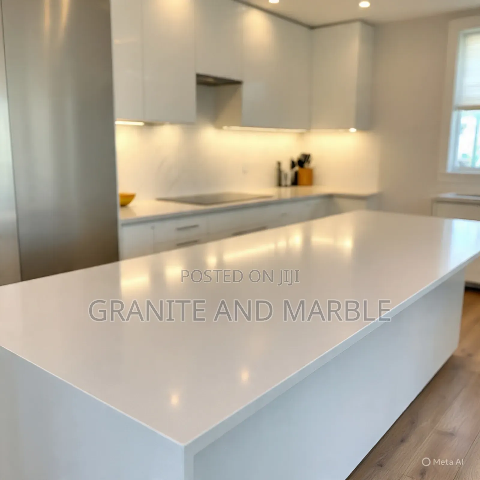 Elegant White Granite for Kitchens