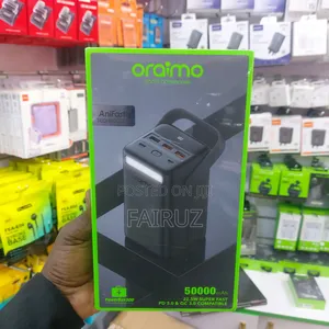 50000mah Oraimo Power Bank 22.5w Antifast