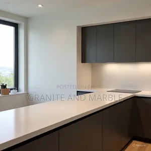 Modern Kitchen Tops – White Granite
