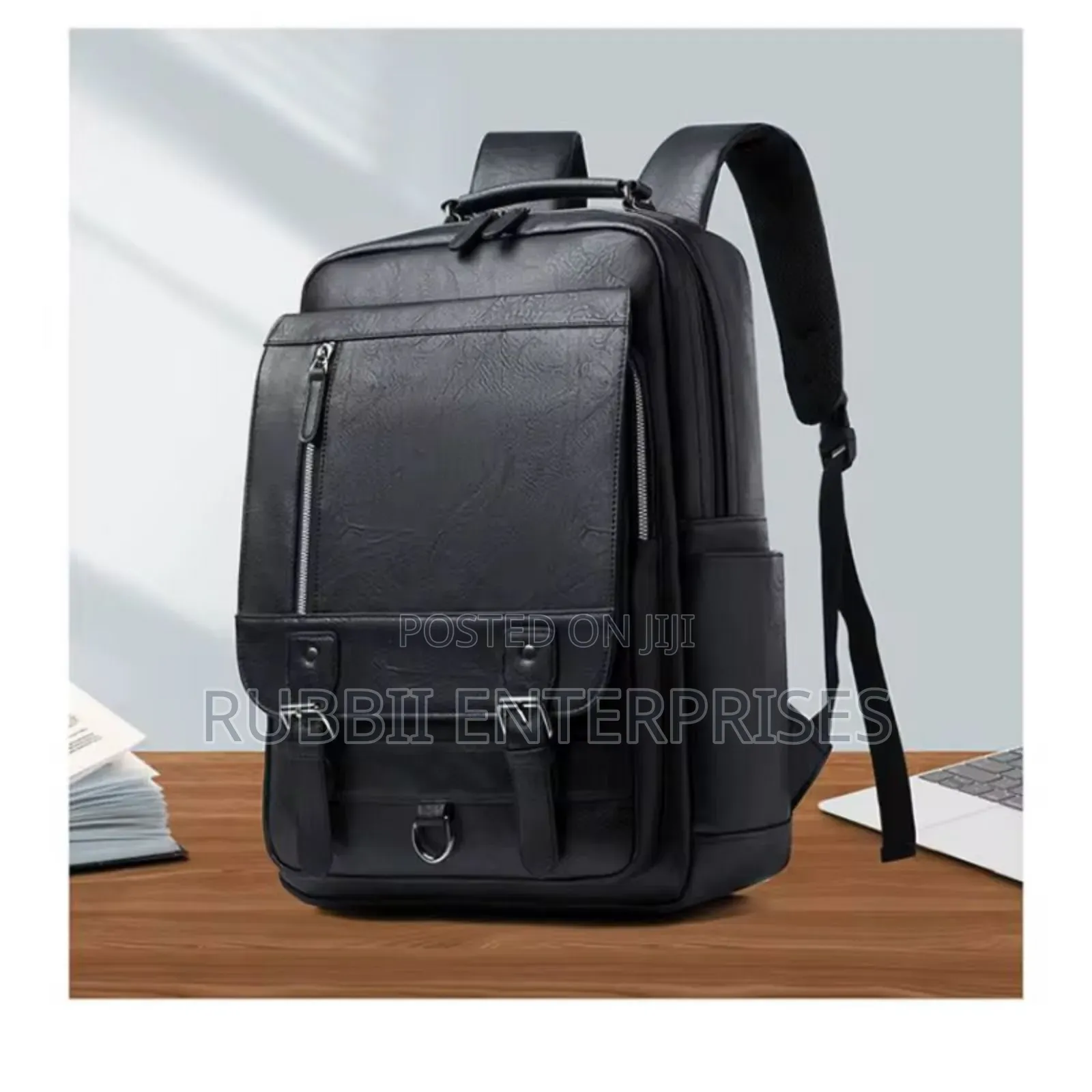 Designer Leather Backpack Bag