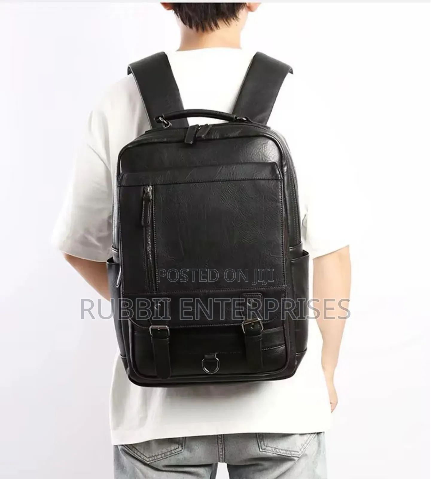 Designer Leather Backpack Bag