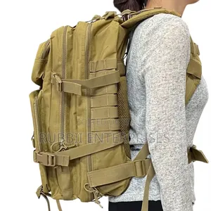 Military Backpack ~ Brown/Black