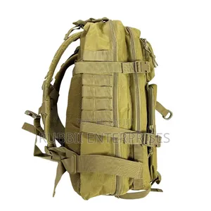 Military Backpack ~ Brown/Black