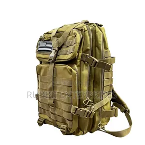 Military Backpack ~ Brown/Black