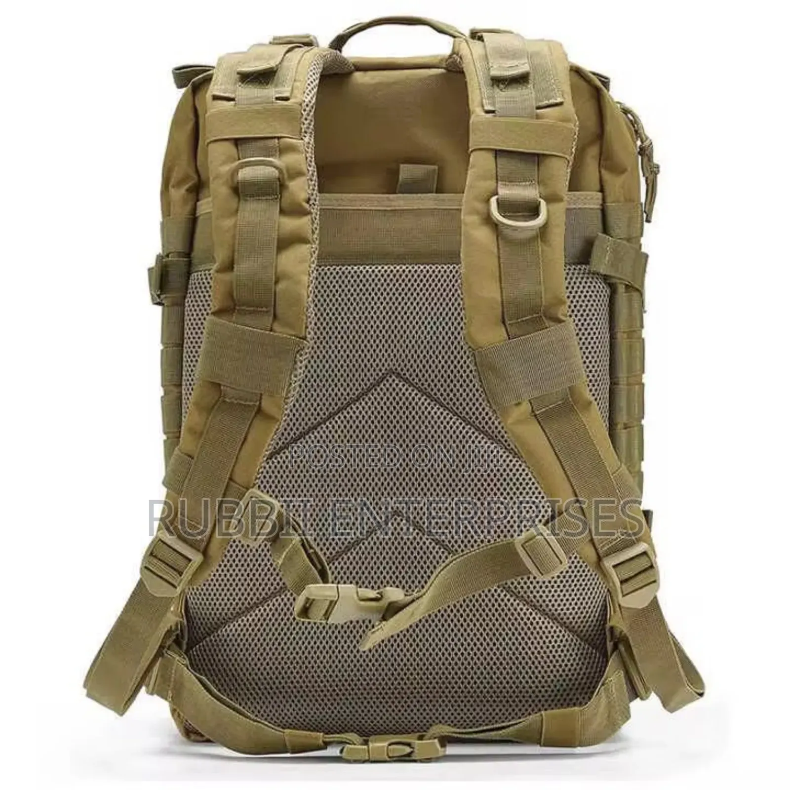 Military Backpack ~ Brown/Black