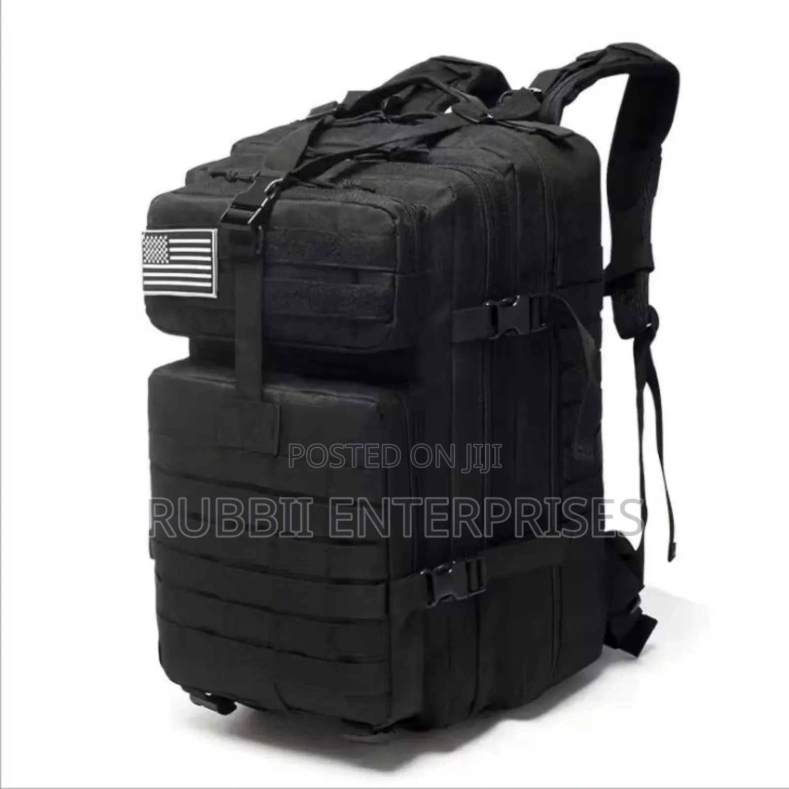 Military Backpack ~ Brown/Black