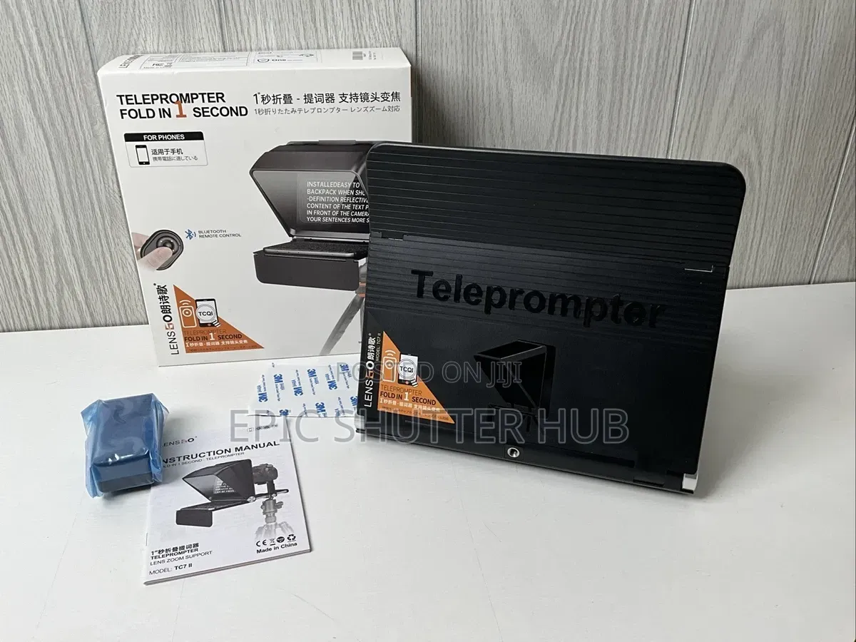 Lensgo Tc7 Ii 7.9" Portable Teleprompter Reader Tablet/Phone/Camera