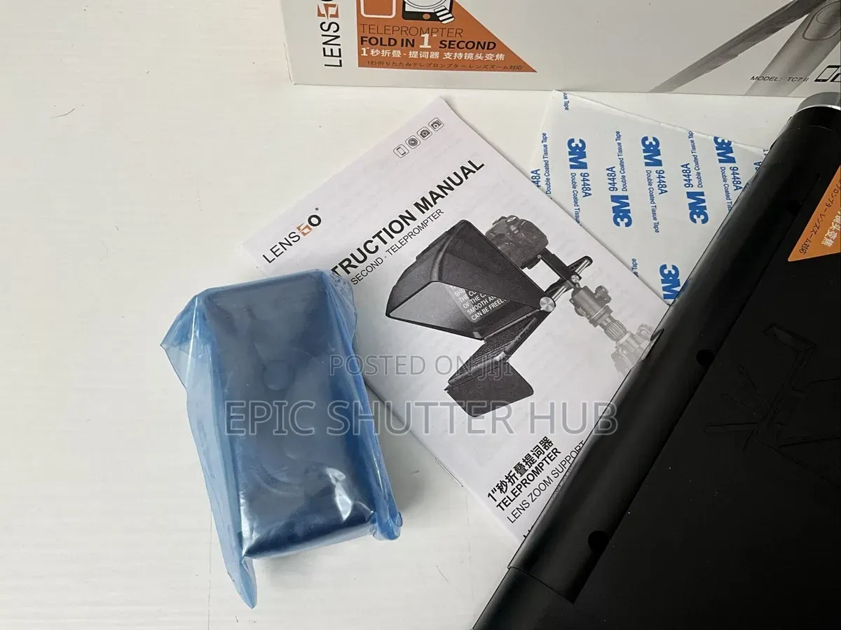 Lensgo Tc7 Ii 7.9" Portable Teleprompter Reader Tablet/Phone/Camera