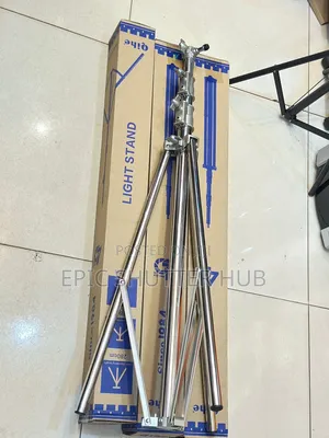 Silver Light Stand
