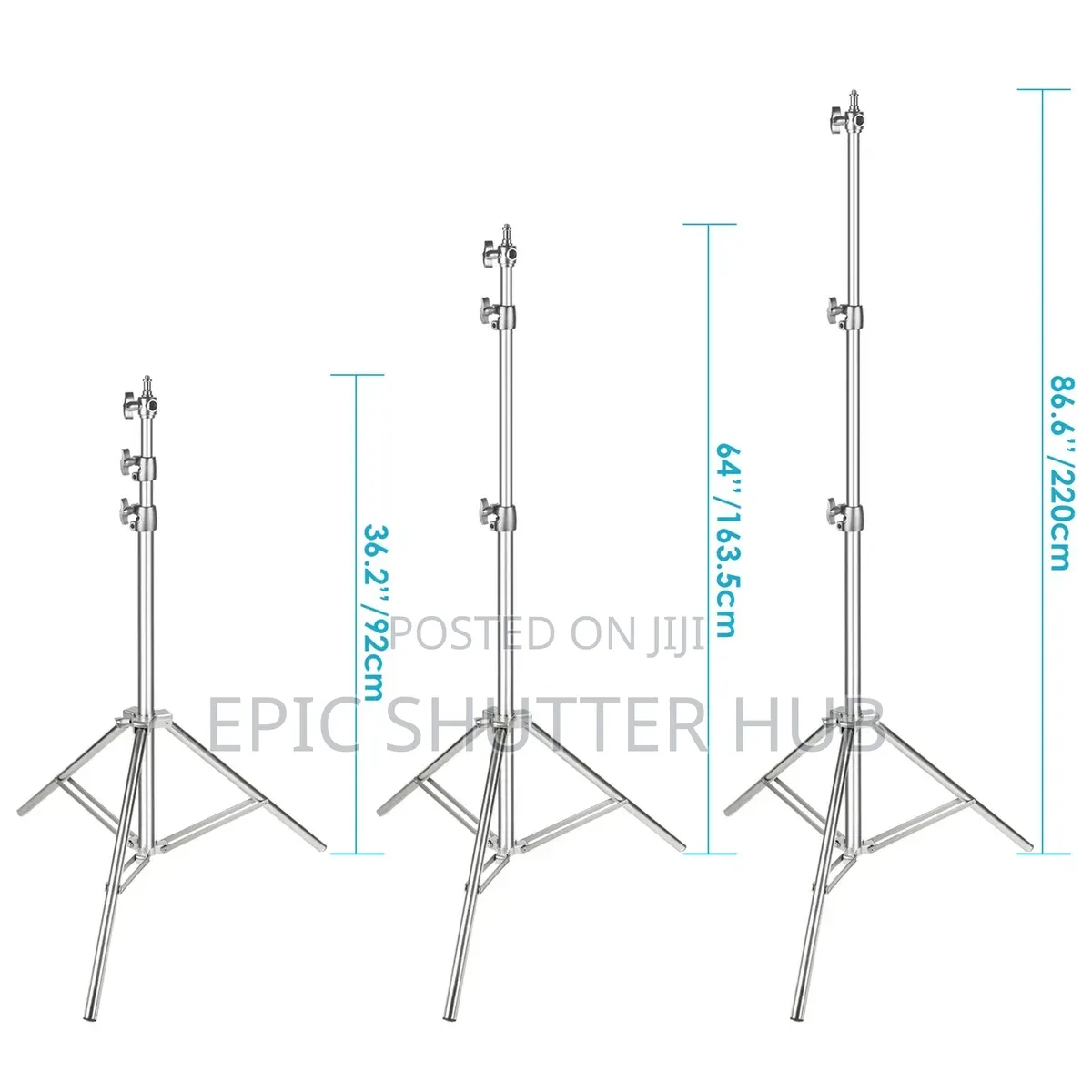 Silver Light Stand