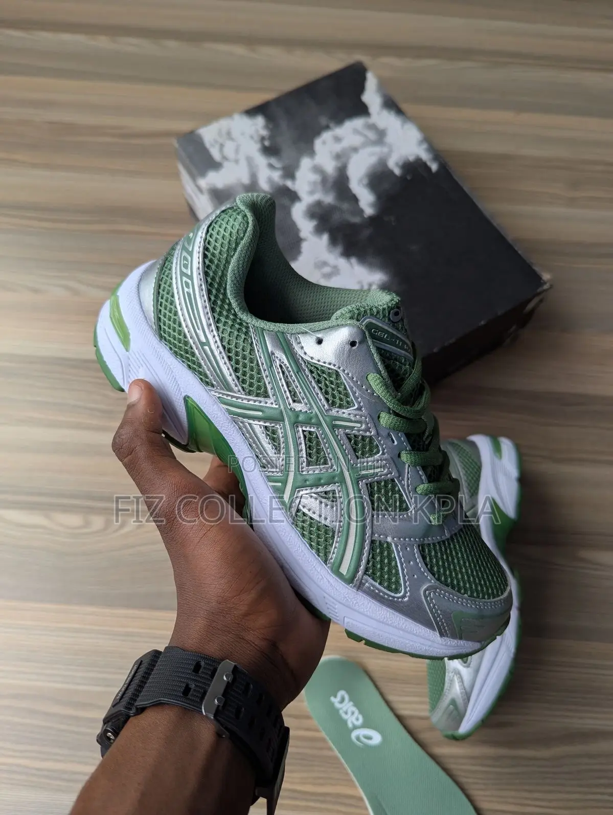 Asics Gel 1130 Swamp Green Silver
