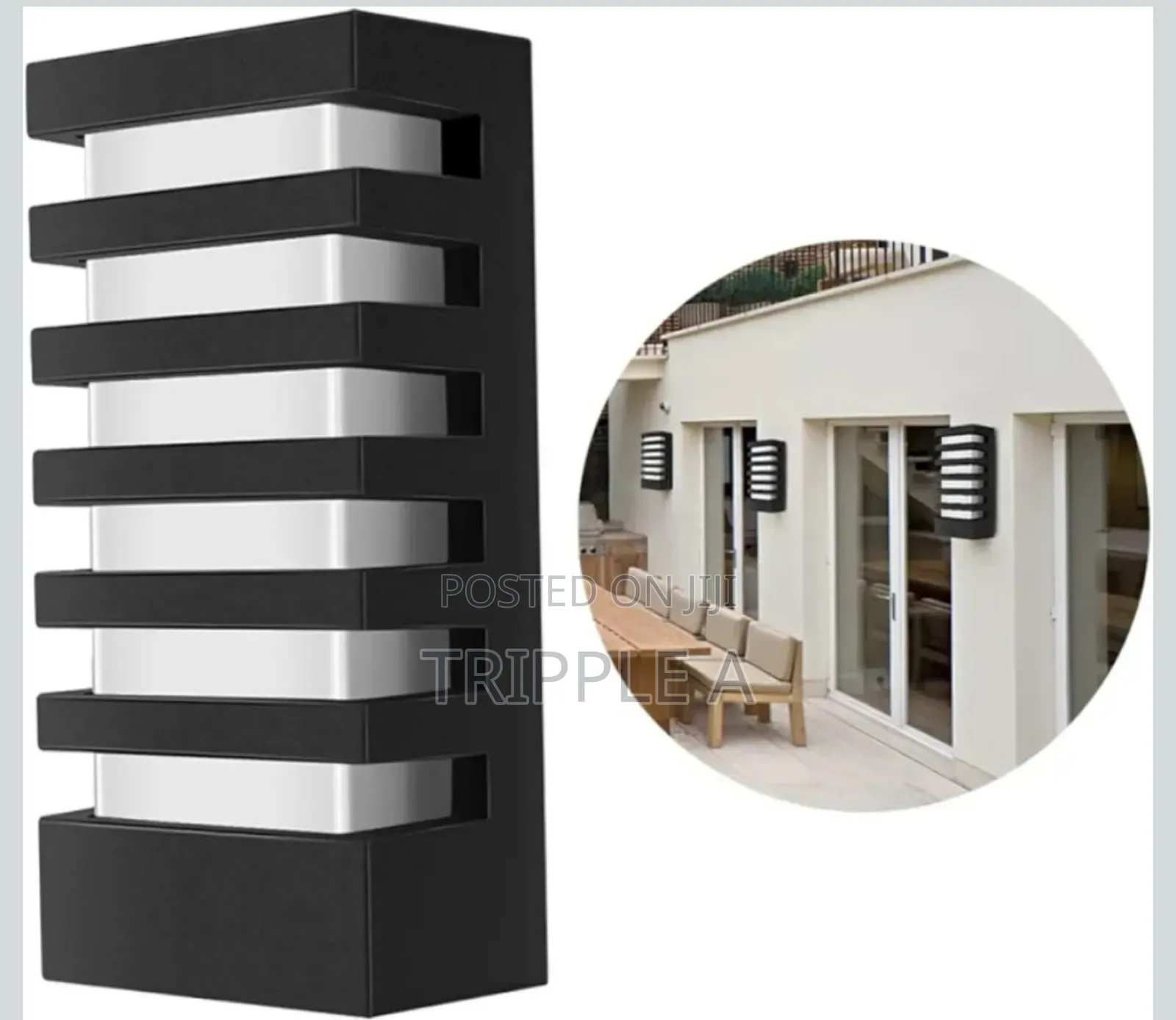 Black Waterproof Aluminum Light