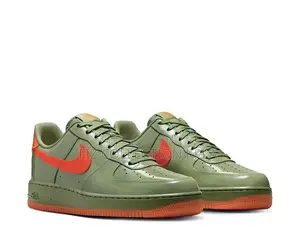 Nike Airforce One PRM Oil Green
