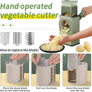 Manual Vegetable Cutter - 3 in 1 - Multifunctional Vegetable Slicer
