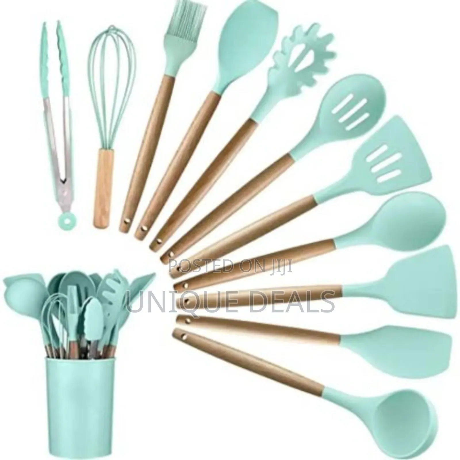 12 PCS Silicone Cooking Utensils Kitchen Utensil Set