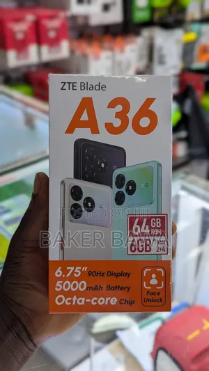 New ZTE Blade A36 64 GB Black