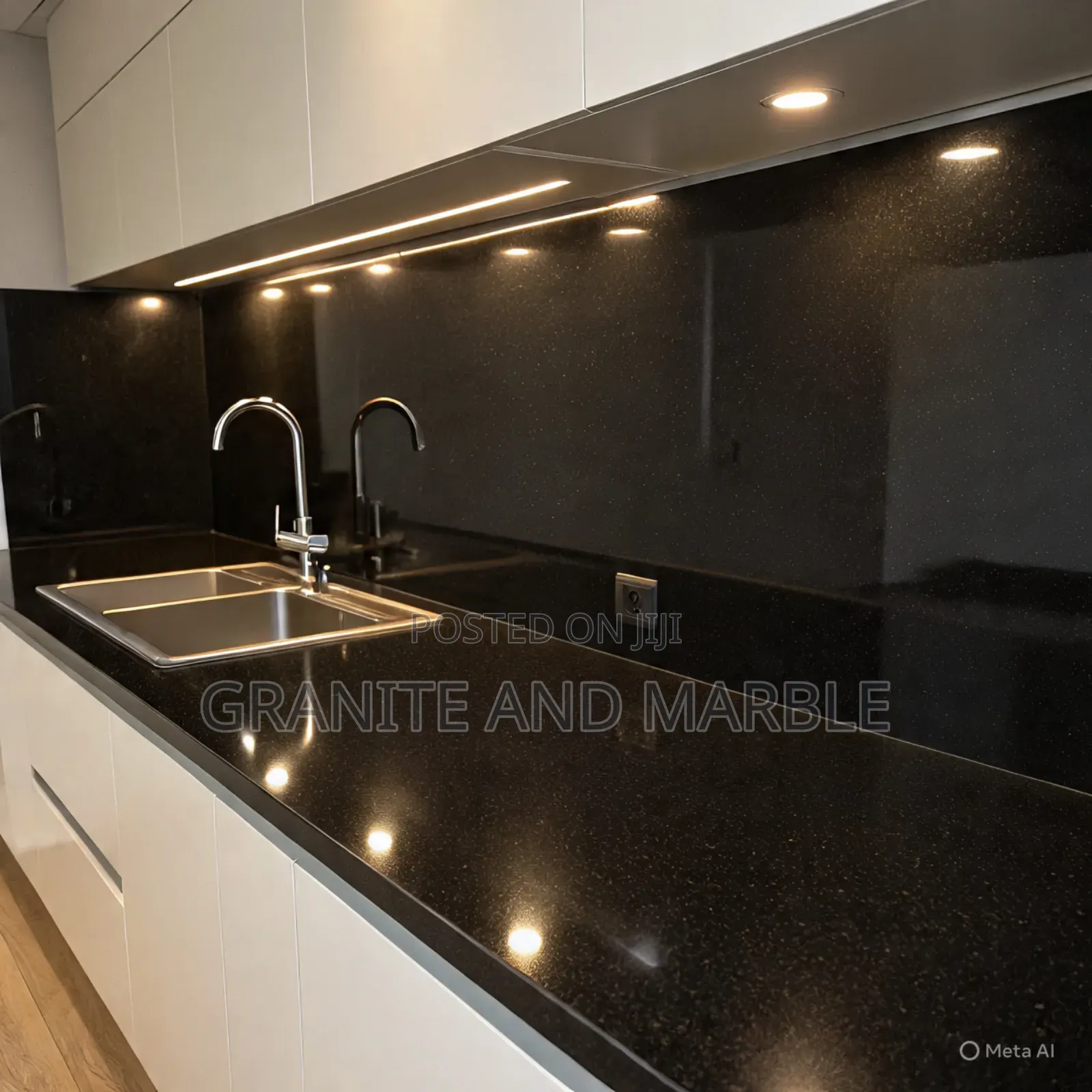 Premium Black Granite Worktops
