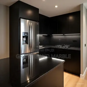 Stylish Black Granite Kitchen Tops