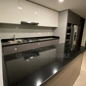 Stylish Black Granite Kitchen Tops