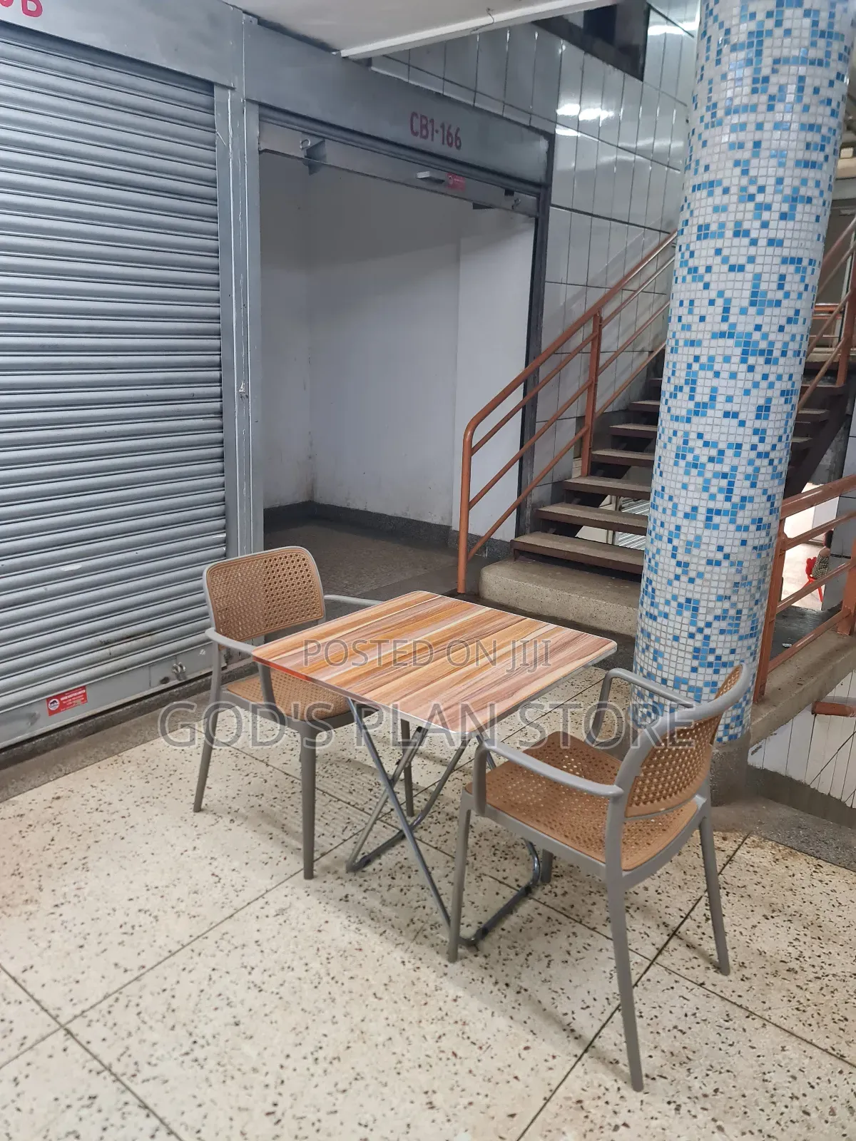 Multifunction Foldable Reading Table and 2 Chairs 60×60 Table