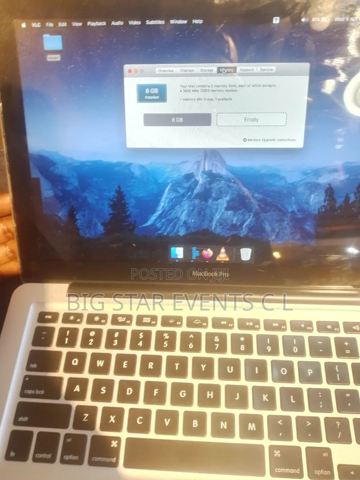Laptop Apple MacBook 2011 8GB Intel Core i7 HDD+SSD 320GB