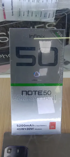 New Infinix Note 50s 256 GB