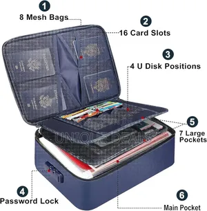 Document Organizer Bag Multilayer Travel File Organise