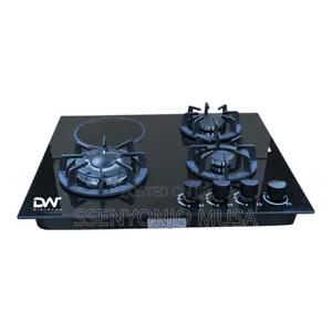 Digiwave 60×60cm Built-in Gas Hob – 3 Gas Burners + 1 Electric Plate