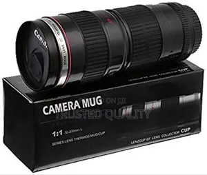 Camera Lens Style Coffee Mug