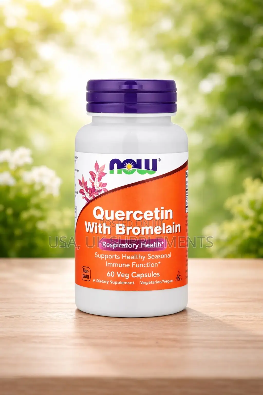 Now Quercetin 800mg 60veg Capsules