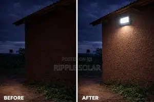 500w Solar Flood Light Waterproof Outdoor Security Lamp With Panel