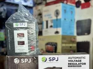 SPJ Automatic Voltage Regulator 2000w - Black (3yrs Wrnty)