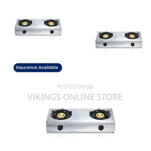 Saachi 2 Burner Saachi Steel Cooker-White