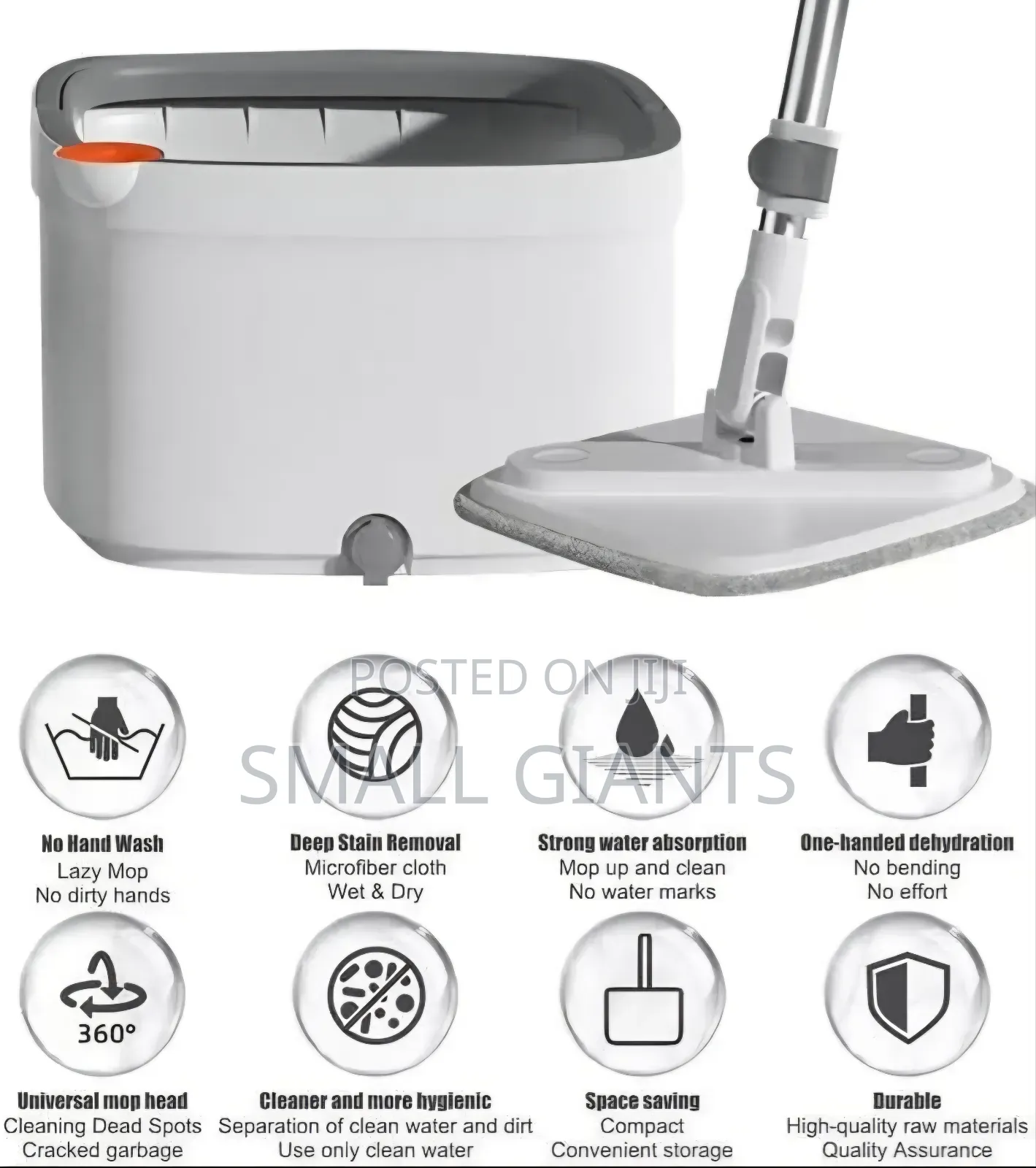 Spin Mop and Bucket Cleaning System